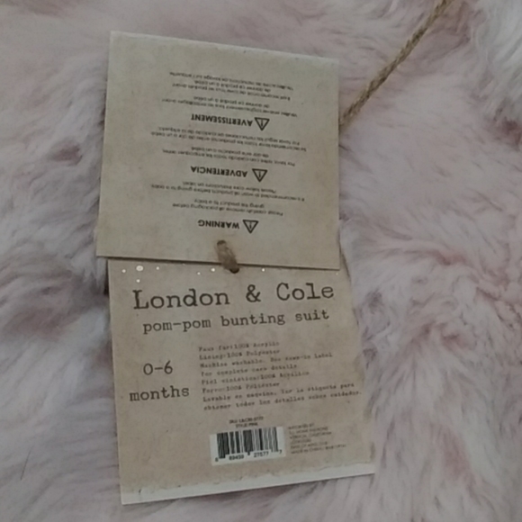 London & Cole Pom Pom Bunting Suit - Picture 4 of 4